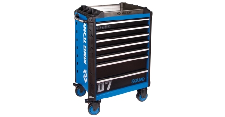 Тележка инструментальная 7 полок KING TONY 87SQ31-7B-BK