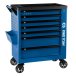 Тележка инструментальная PROFESSIONAL KING TONY 87G38-7B-B (7 выдвижных ящиков, синяя)