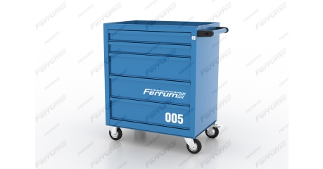 Тележка инструментальная с 5 ящиками Ferrum 02.005L