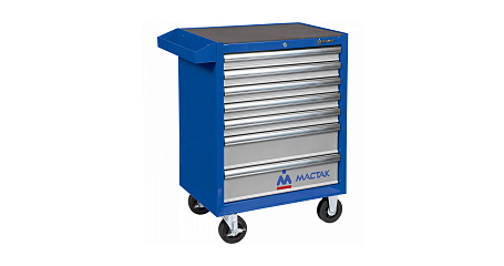 Тележка инструментальная серии «ПРИМА», 7 полок, синяя МАСТАК 521-07581B