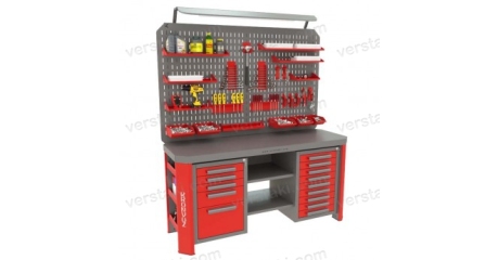 Верстак автомеханика с двойным экраном Гефест-ВС-509-ЭДО