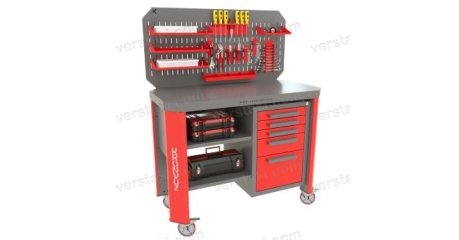 Верстак железный на колесах Гефест-ВС-05-ЭП-К