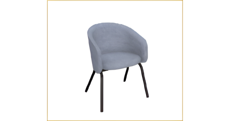 PLUM СтулТкань зелёная, RAL 7024 Муар Графитовый