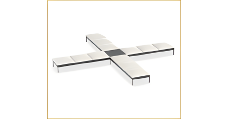 Скамья 12-местная со столешницей NAURA