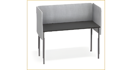 Стол прямоугольный PROSTO 120х60 с экранами