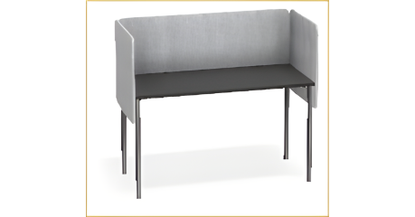 Стол прямоугольный PROSTO 120х60 с экранами