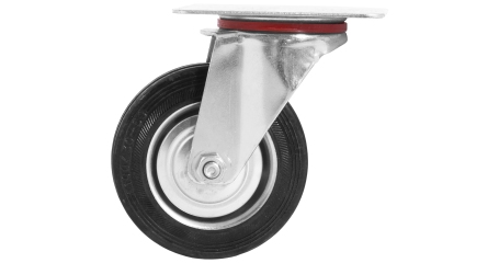 TT6-R Колесо D-100мм поворотное без тормоза для тележки Thorvik