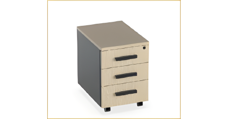 Тумба офисная PUMBA S3 (с ручками)