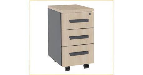 Тумба офисная TIMON S3 (с ручками)