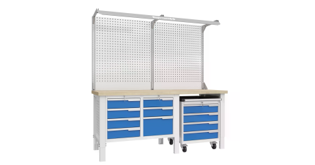 Верстак слесарный CTR 2002.S34M4.3-2F