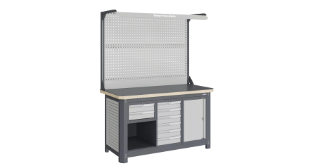 Верстак слесарный MCN 1552.S267.2-2F