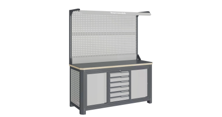 Верстак слесарный MCN 1552.S677-2F