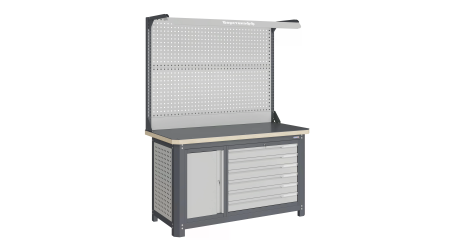 Верстак слесарный MCN 1552.S7L6-2F