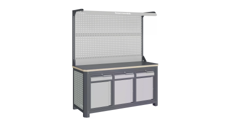 Верстак слесарный MCN 1552.S888-2F