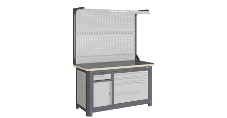 Верстак слесарный MCN 1552.S8L4-2F